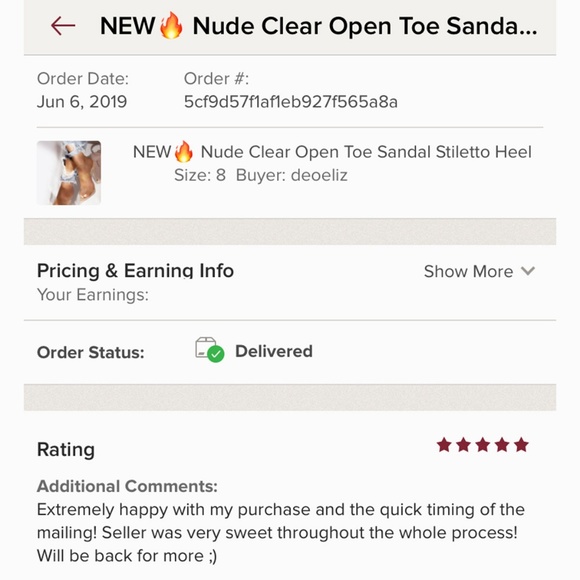 NEW🔥Nude Clear Band Open Toe Sandal Stiletto Heel - Picture 7 of 8